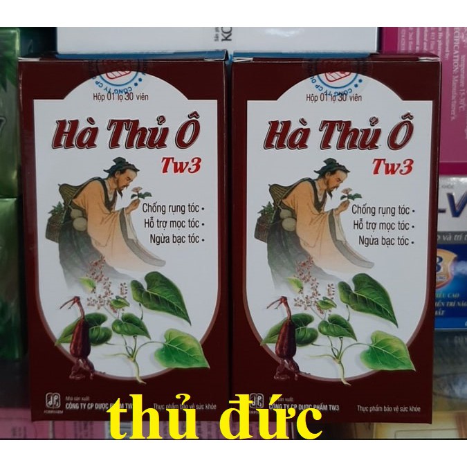 hà thủ ô TW3 ( trung ương 3) lọ 30 vên | BigBuy360 - bigbuy360.vn