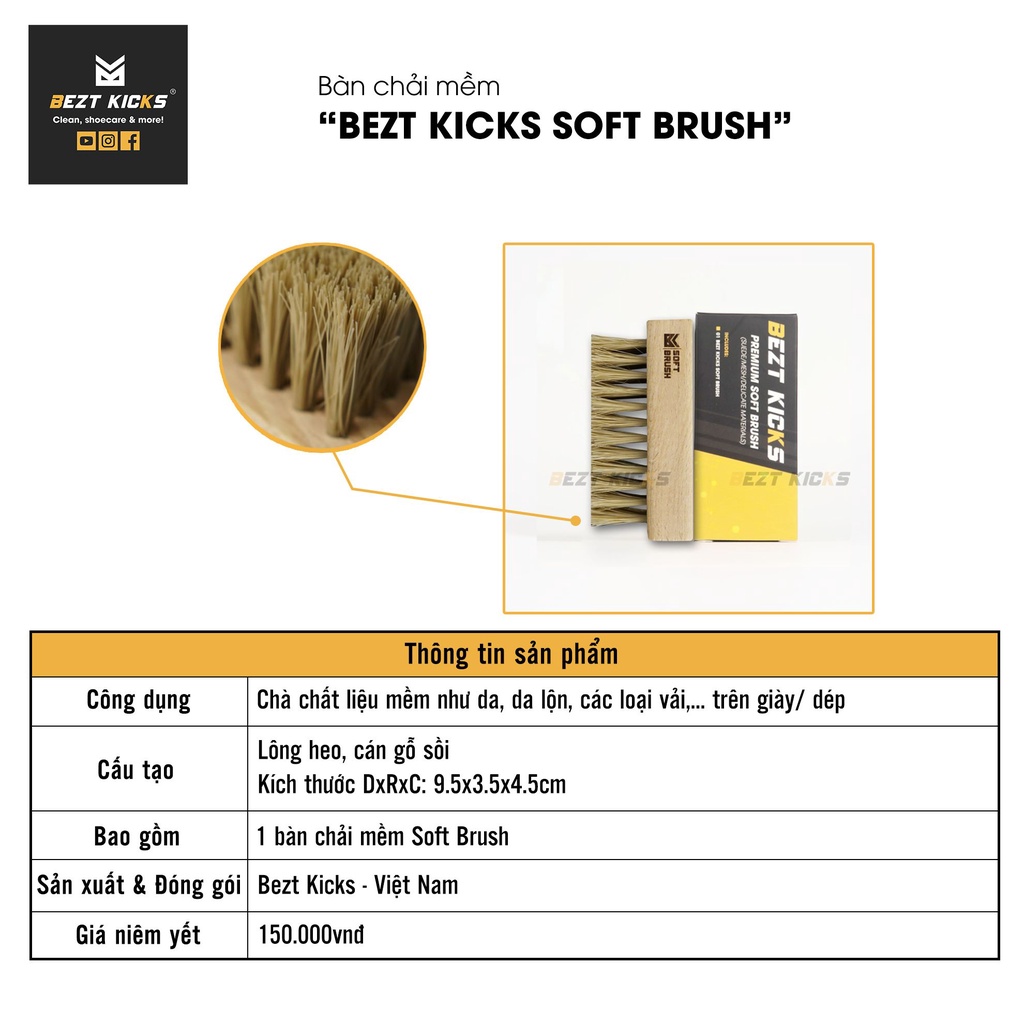 Gôm làm sạch da lộn Bezt Kicks Scruff Eraser.