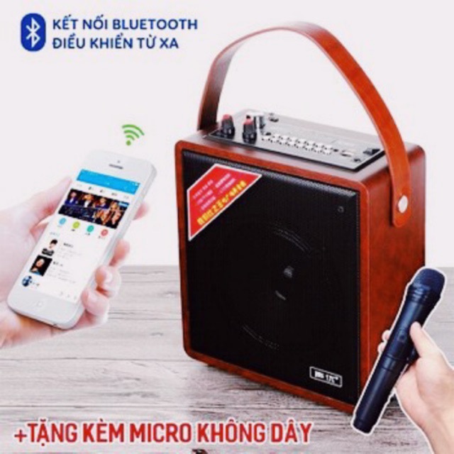Loa Kéo Karaoke Zansong A061 Kèm Mic Không Dây Siêu Hút