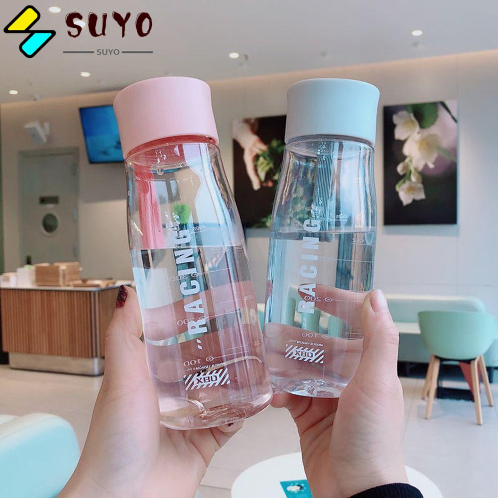 Chai Nhựa Trong Suốt Đựng Nước Ép 650ml Chống Rò Rỉ Tiện Dụng Mang Theo Du Lịch