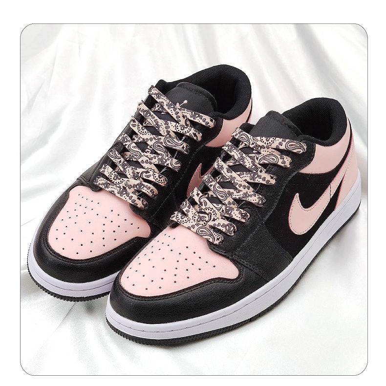 Aj1 Air Force No. 1 AF1 Dây Giày Cổ Cao Thấp In Họa Tiết Hoa Màu Đen / Đỏ / Vàng / Hồng / Gradient Sáng Tạo Hợp Thời Trang Cho