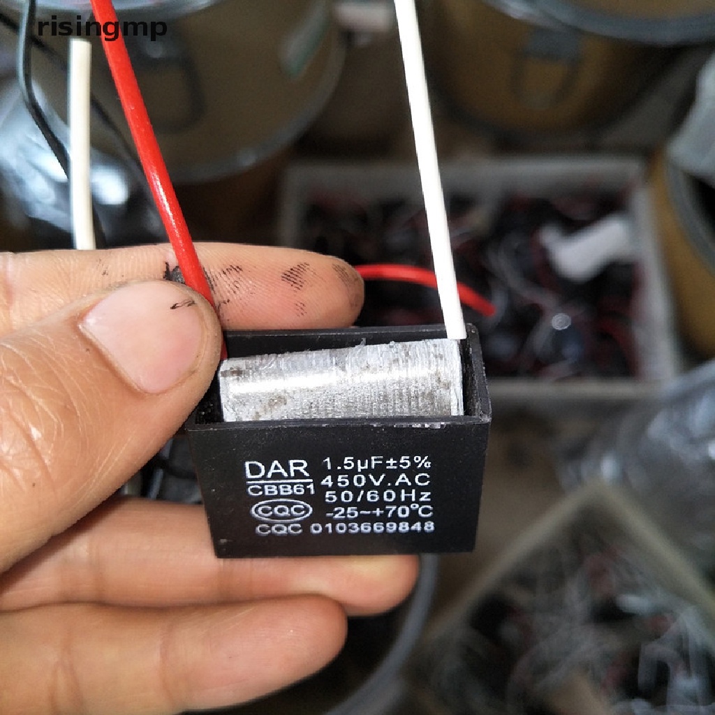 Tụ Điện Quạt Trần AC CBB61 450V 1UF - 25UF ♨Trên đó