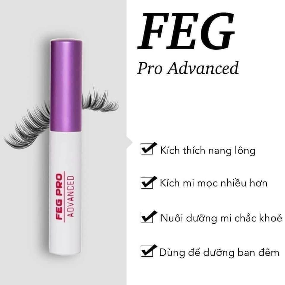 Dưỡng mi FEG dài dày khỏe, ngăn gãy rụng. Serum dưỡng mi cong vút sau 14 ngày sử dụng | BigBuy360 - bigbuy360.vn