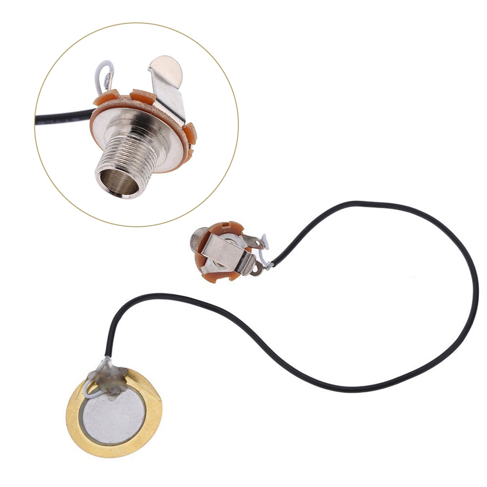 Microphone Mic Piezo Contact Pickup Transducer for Guitar Violin Ukulele Mandoli
