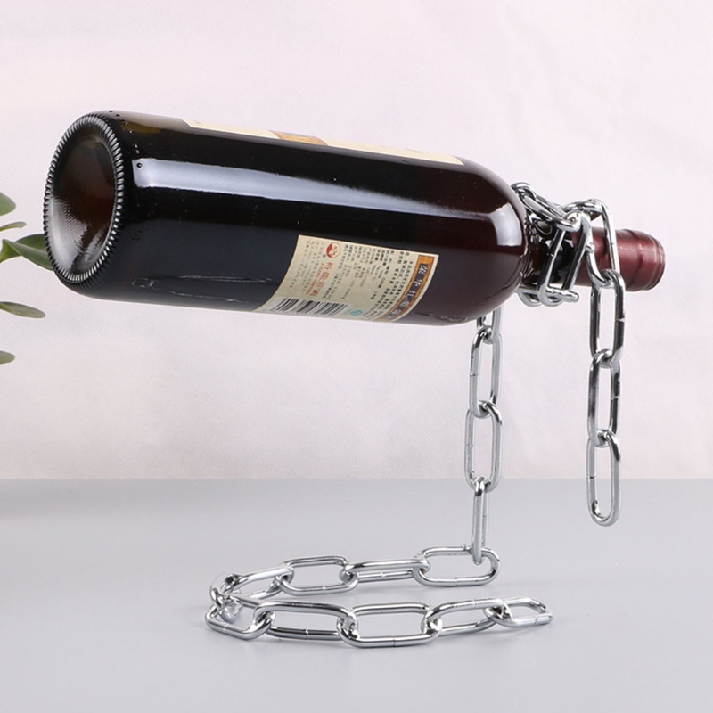 Giá Đỡ Chai Rượu Vang Bằng Kim Loại Nổi Với 4 Loại Tùy Chọn