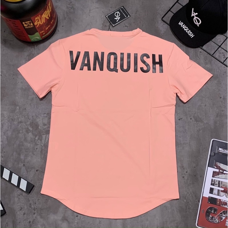[SALE SỐC] áo gym nam VANQUISH cực chất,áo thun nam body cotton 100%