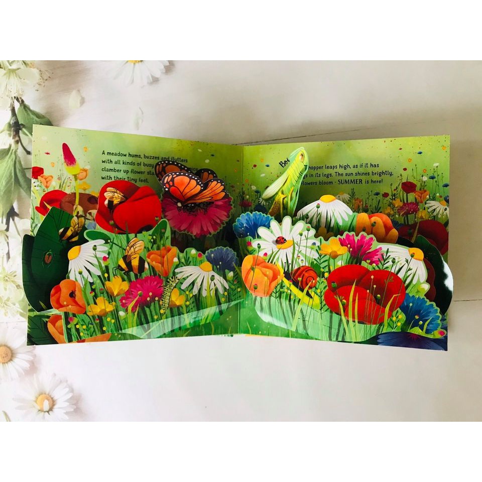 Sách Tiếng Anh Usborne lật mở - Pop up Seasons