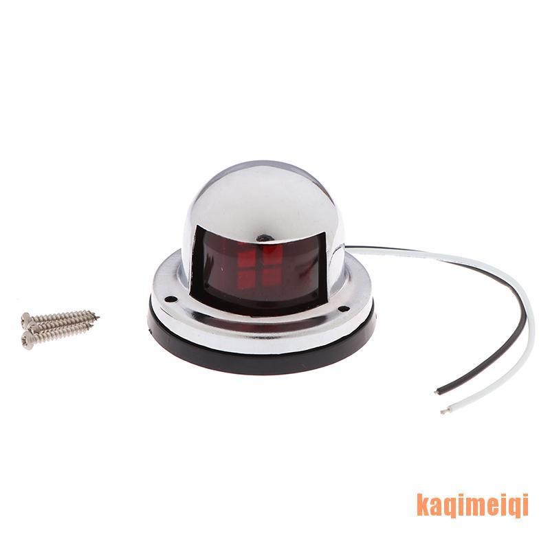 Bộ 2 đèn led tín hiệu bằng thép không gỉ màu đỏ và xanh lá cho tàu thuyền chất lượng