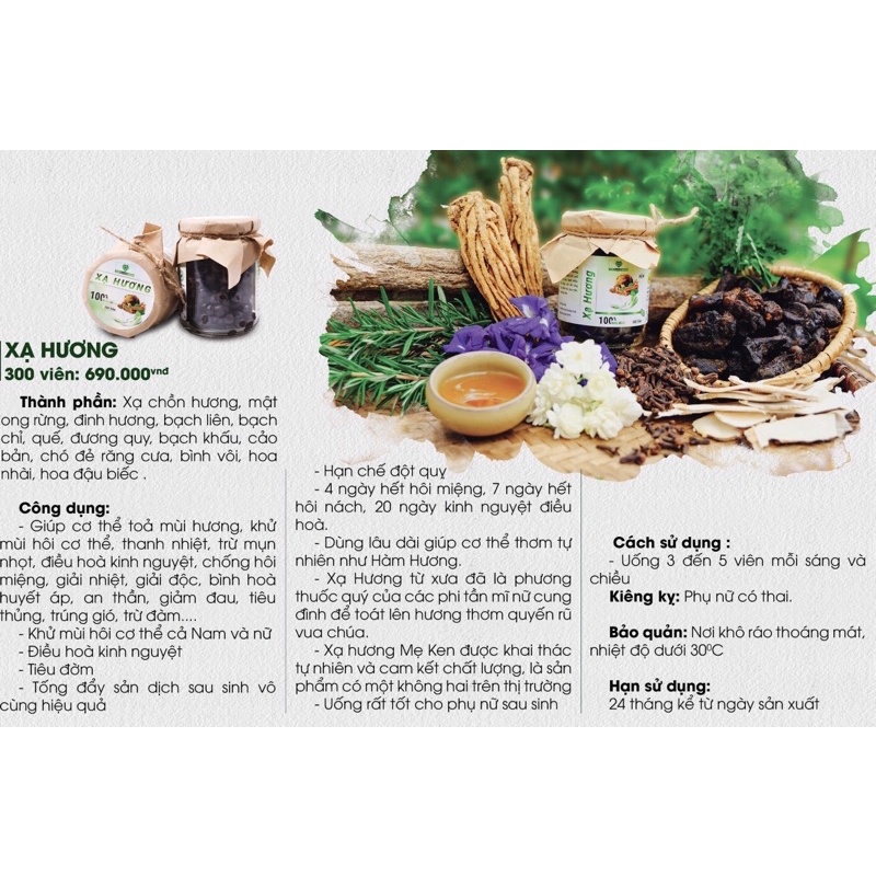 XẠ HƯƠNG ME KEN-  thơm cơ thể