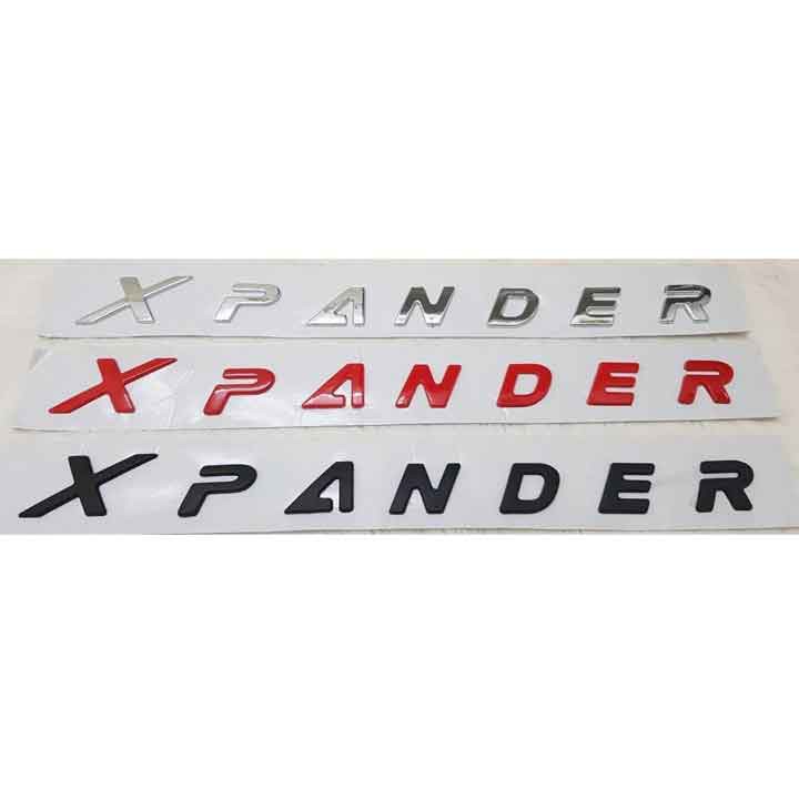 Logo Chữ Xpander Nổi Dán Đuôi Xe Ô Tô Mitsubishi Xpander