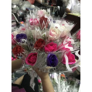 HOA HỒNG SÁP THƠM 1 BÔNG ( VĨNH CỬU)