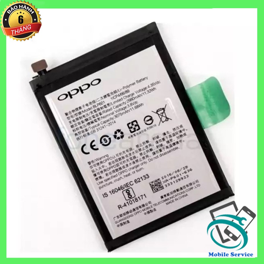 Pin OPPO  A59/ F1S, [BLP601], Zin, Chính Hãng Bảo hành 6 tháng 1 đổi