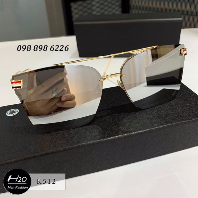 KÍNH NAM ĐẸP, KÍNH RÂM CAO CẤP 2020 TRÁNG GƯƠNG BẠC K512 | BigBuy360 - bigbuy360.vn