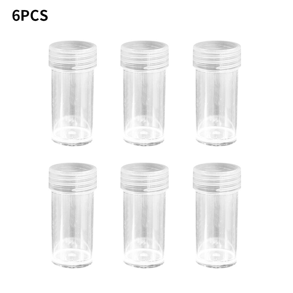 Set 12 Hộp Nhựa Tròn Đựng Trang Sức / Hạt Đá Trang Trí Móng Tay
