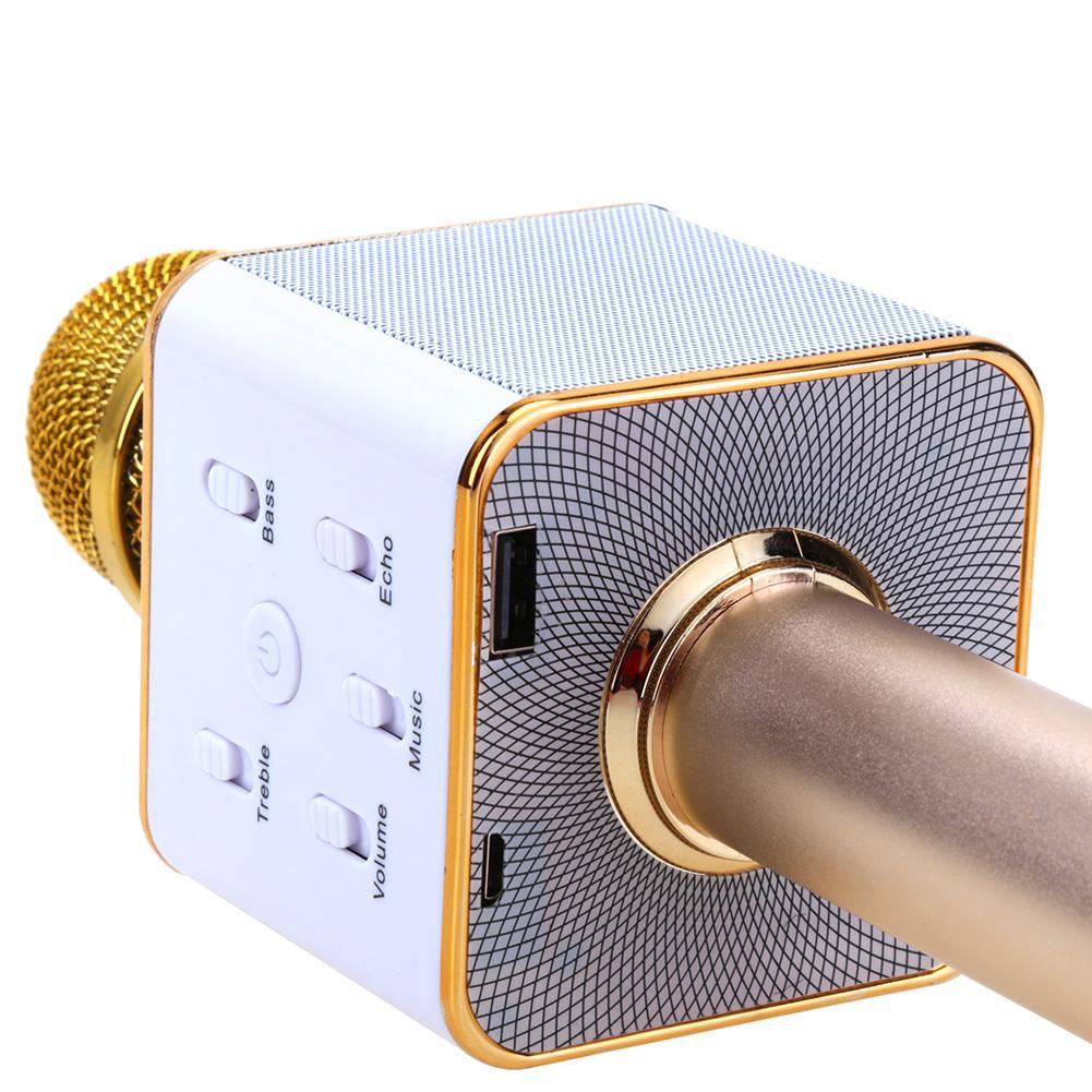 Mic Karaoke Q7 không dây kết nối Bluetooth