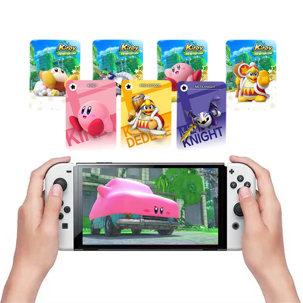 7 Thẻ trò chơi Nfc Kirby và vùng đất bị quên lãng amiibo dành cho Switch & LITE