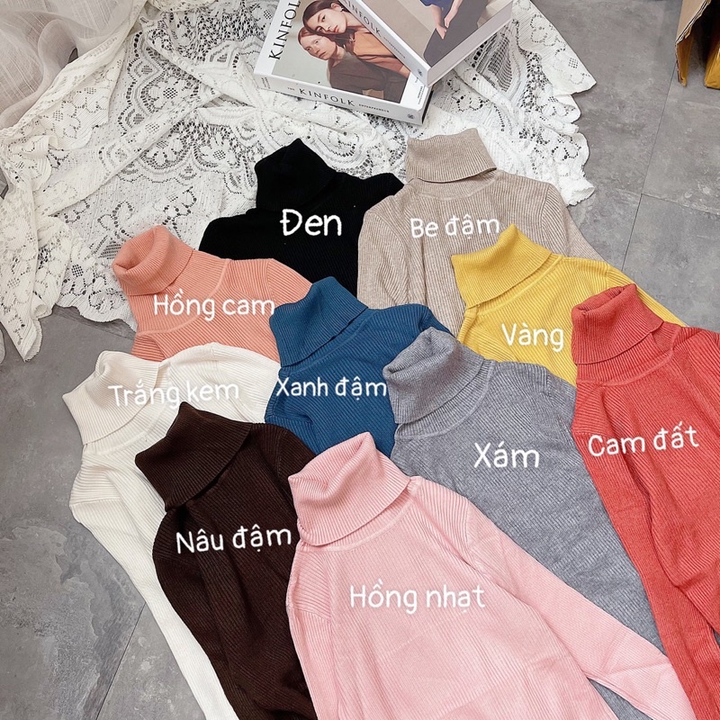 Áo len cổ lọ basic | BigBuy360 - bigbuy360.vn