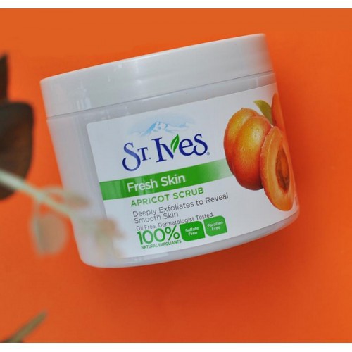 Kem tẩy tế bào chết toàn thân hương mơ St.Ives Fresh Skin Apricot Scrub 283g