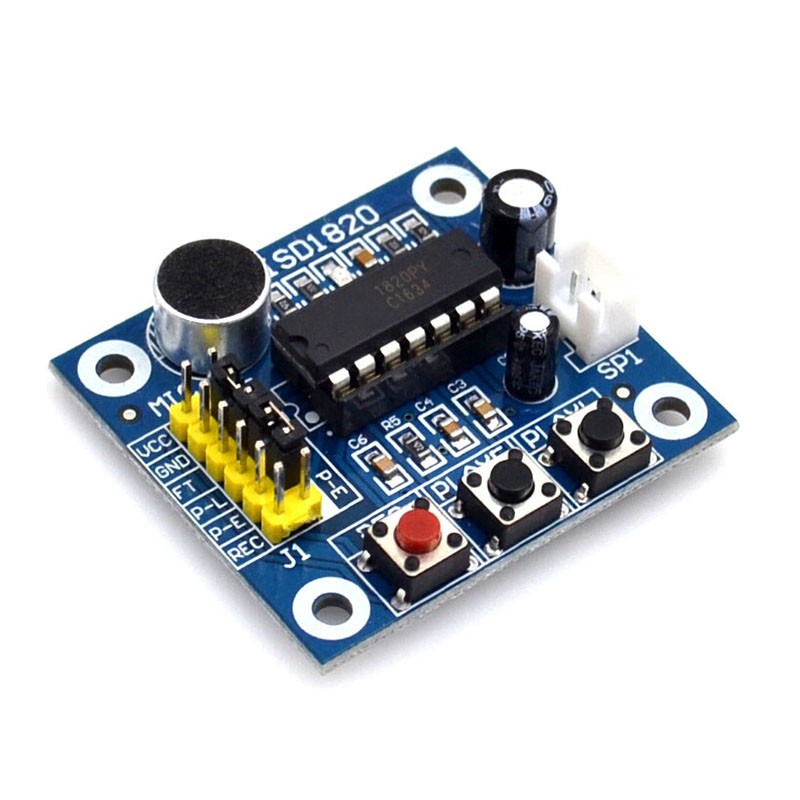 1 mô-đun máy ghi âm ISD1820 với Mic Sound Audio Loa