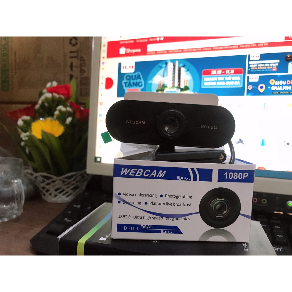 Webcam Full HD 1080P cho máy tính - Học trực Tuyến - Online