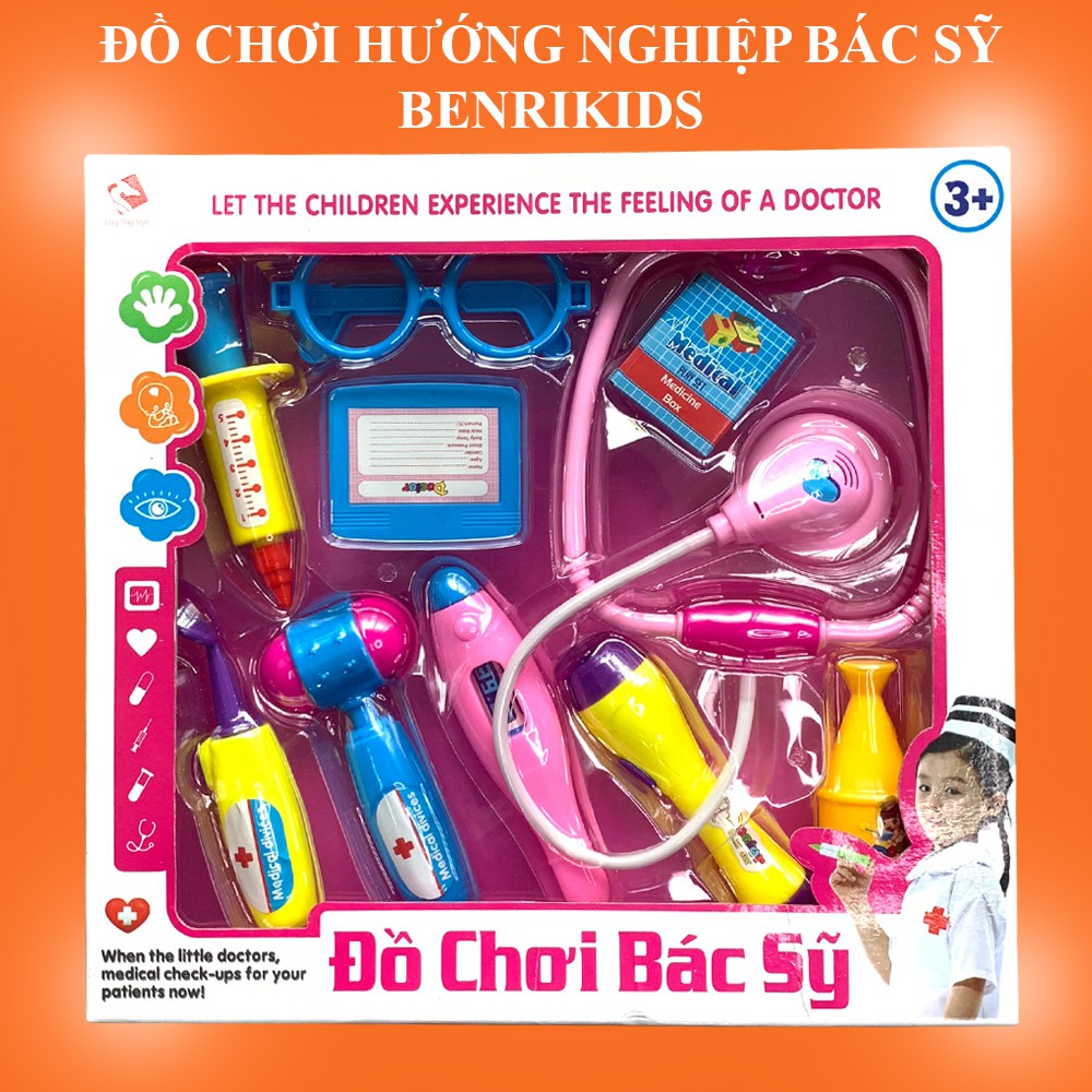 Hộp Đồ Chơi Bác Sỹ Long Thủy Bằng Nhựa An Toàn Cho Bé (Hàng Việt Nam)