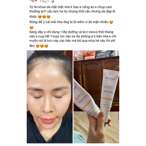 Kem chống nắng NEOVA SPF 40 (hàng CTy) - dành cho da Treatment