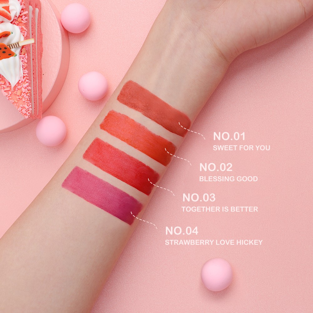 Son Môi Dạng Dầu O.TWO.O Yj005 30g Đầu Lăn Lâu Trôi Dưỡng Ẩm Chống Nước 4 Màu Tùy Chọn Có Thể Làm Phấn Má | BigBuy360 - bigbuy360.vn