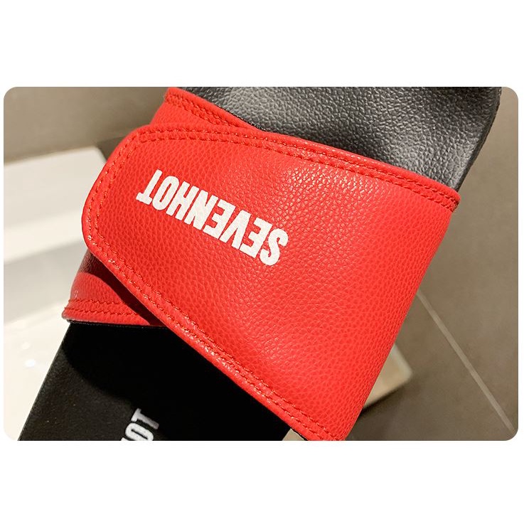 Dép quai ngang cặp đôi nam nữ giả da ulzzang - US684