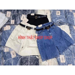 Quần short đùi lưng cao