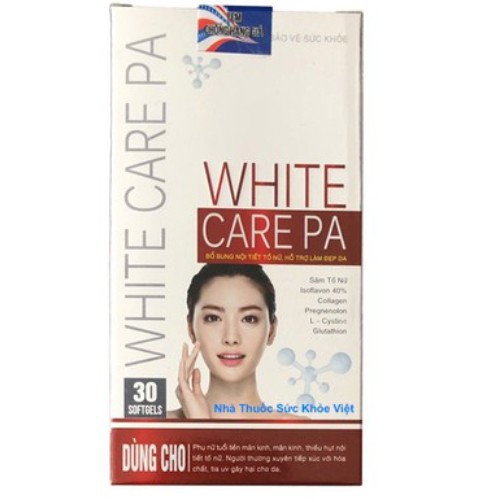 White Care Pa - Giúp bổ sung nội tiết tố nữ, tăng cường sinh lý nữ, làm . Hỗ trợ làm đẹp da, giúp da tươi sáng, mịn màng