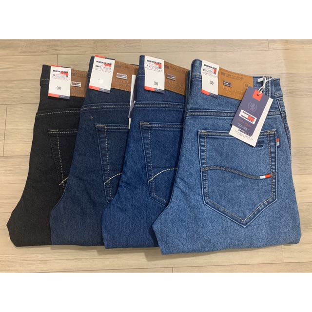 Quần jean thun nam - Kiểu TO1 từ nhỏ đến BIGSIZE < 130kg (size 28-46)