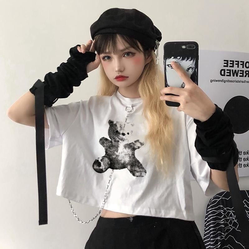 Áo Thun Croptop Tay Ngắn Thời Trang Mùa Hè Dành Cho Nữ 2022