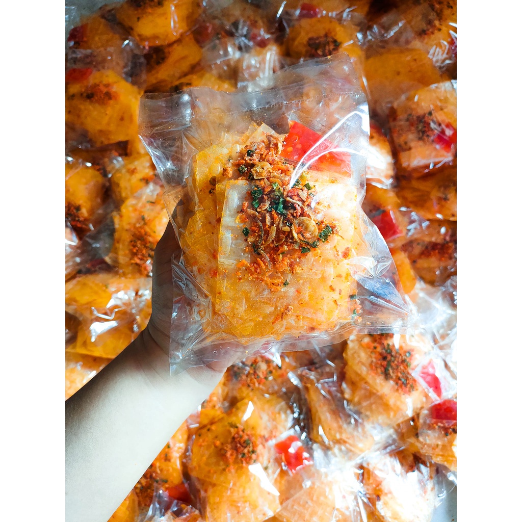 Bánh tráng LÁ PHÔ MAI TÔM HÀNH KÈM TƯƠNG loại phơi sương vị phô mai thơm ngon béo ngậy