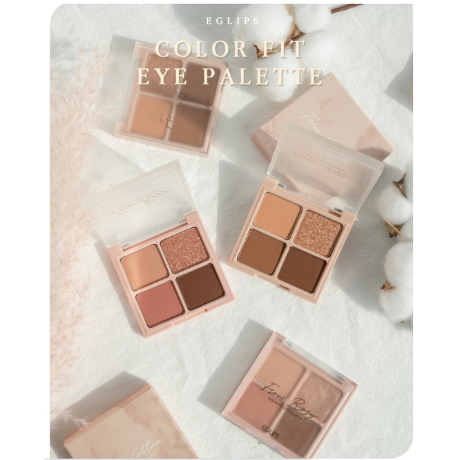 Bảng Phấn Mắt 4 Ô EGLIPS Color Fit Eye Palette 8.2g