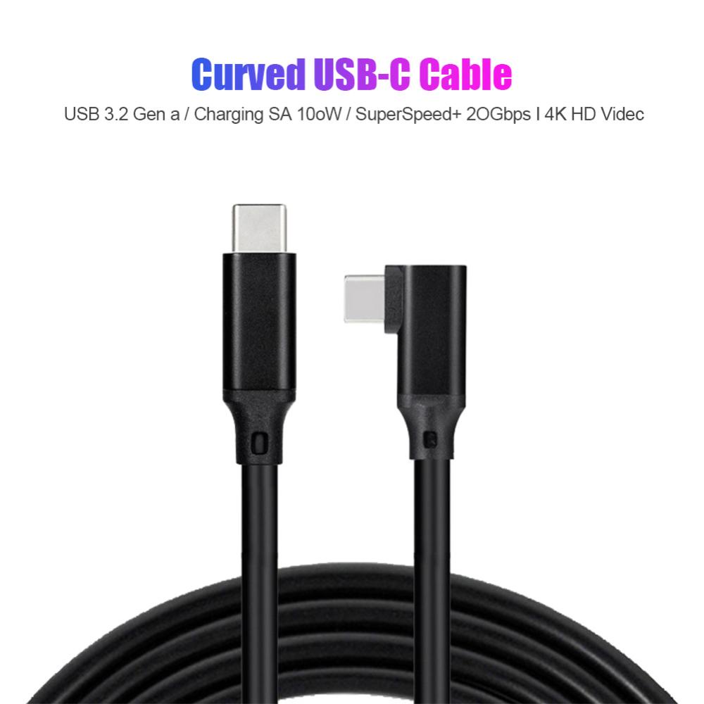 Dây Cáp DIGIFOUNDER 100W PD 5A USB3.2 Type-C 4K @60Hz 20Gbps USB-C Gen 2 Dành Cho Macbook Pro Nintendo Oculus Quest 1 2 VR Thunderbolt3