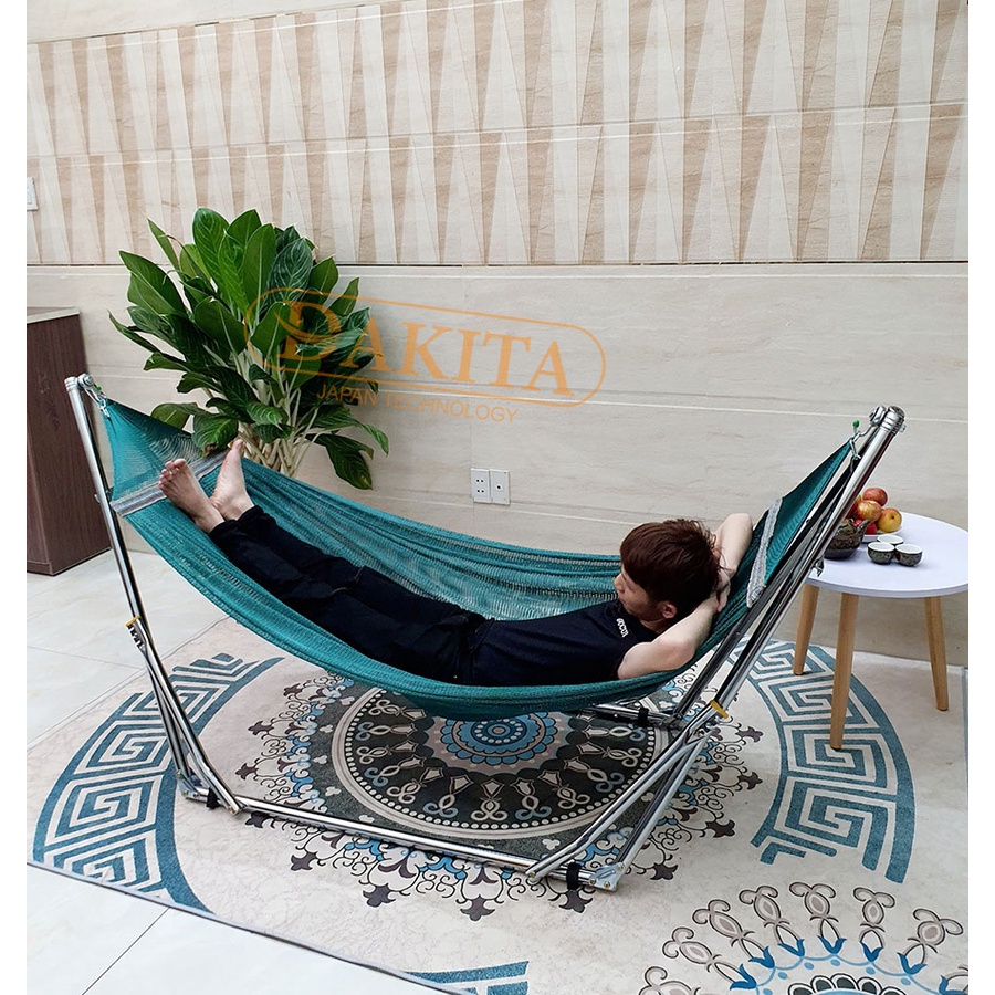 Khung Võng Xếp Đức Lợi Xi Inox DKV-08 , Inox Sáng Bóng, Không Gỉ Sét.