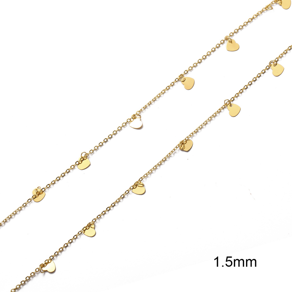 BEADIA Vòng cổ Mặt Hình Học Mạ Vàng 18K Phong Cách Mới