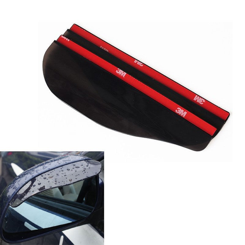 2 tấm chắn mưa tuyết đa năng tự động màu đen cho kính chiếu hậu xe hơi | BigBuy360 - bigbuy360.vn