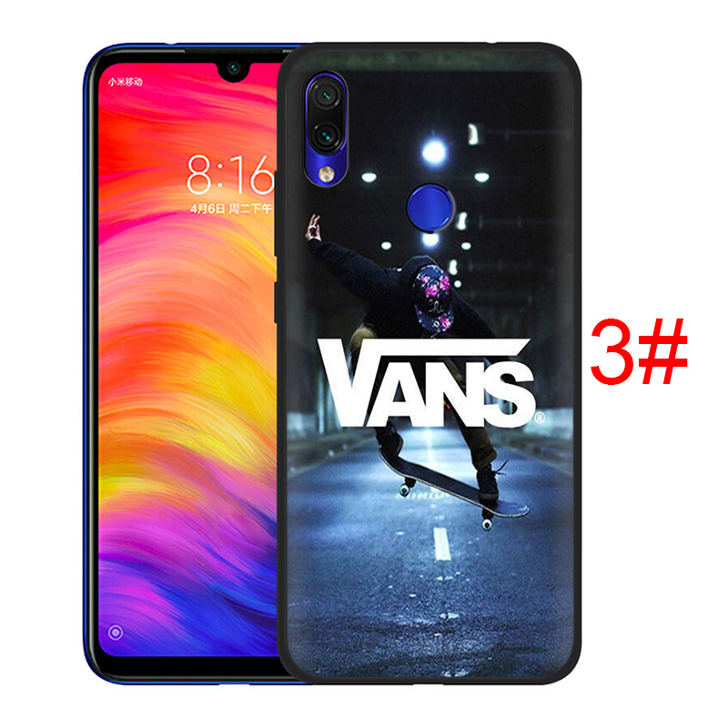 Ốp Lưng Tpu Mềm In Hình Logo Vans Black Xiaomi Mi 8 9 10 A1 A2 A3 Lite Pro F1 5x 6x Note 10