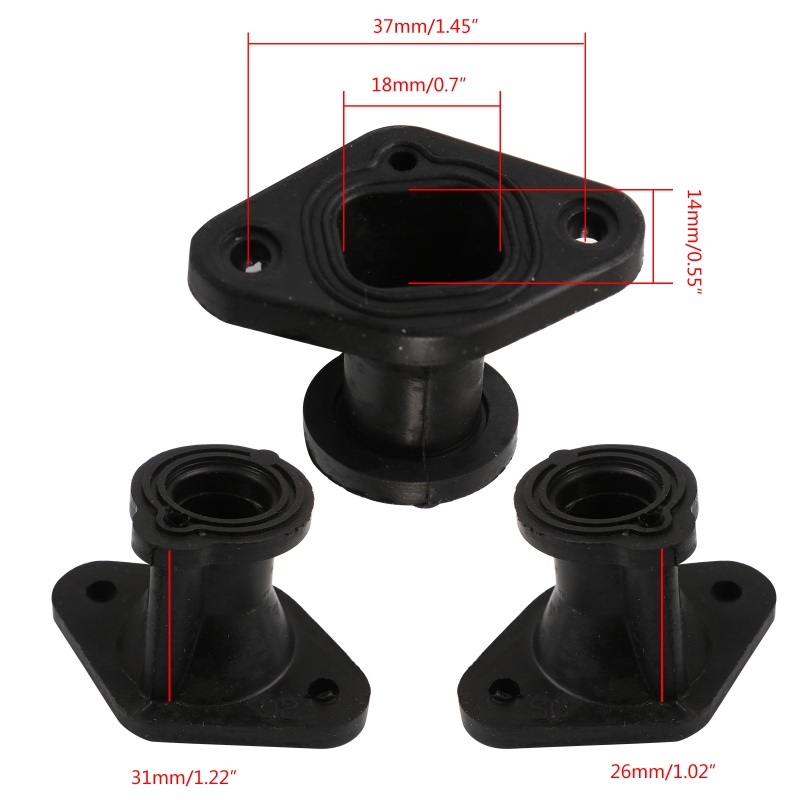 Bộ 3 Phụ Kiện Đầu Nạp 2500 Cho Máy Cưa Xích 25CC