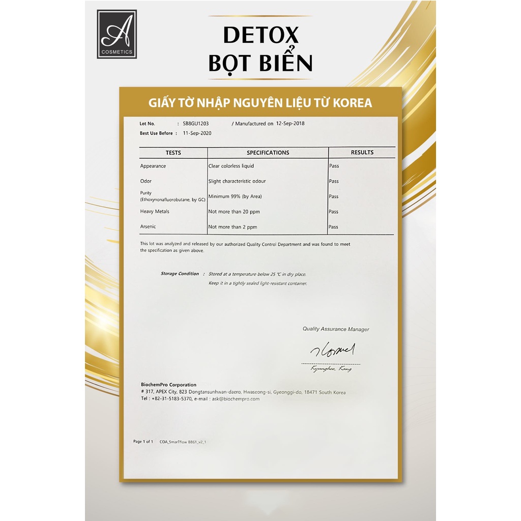 Sữa rữa mặt Detox bọt biển giúp sạch da Phương Anh - Detox A Cosmetics