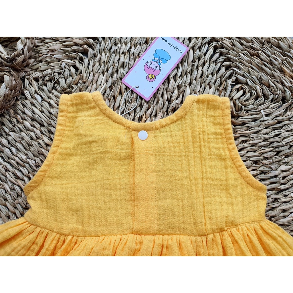 Body cho bé sơ sinh tặng kèm turban nơ-Su Shop