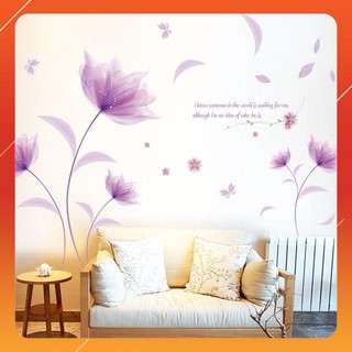 Decal dán tường pha lê tím giá tốt nhất