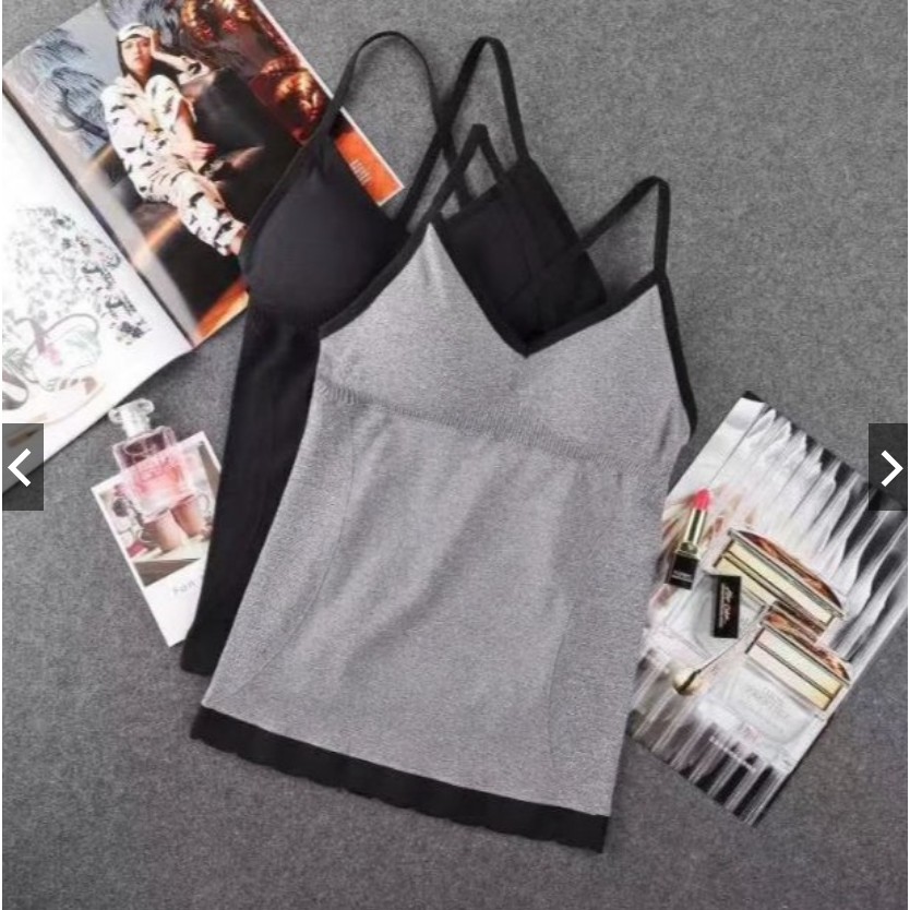 [Mã FASHIONT4WA2 giảm 10K đơn 50K] (Siêu hot) Áo 2 dây cotton thoáng mát cho mùa hè 8823 | BigBuy360 - bigbuy360.vn