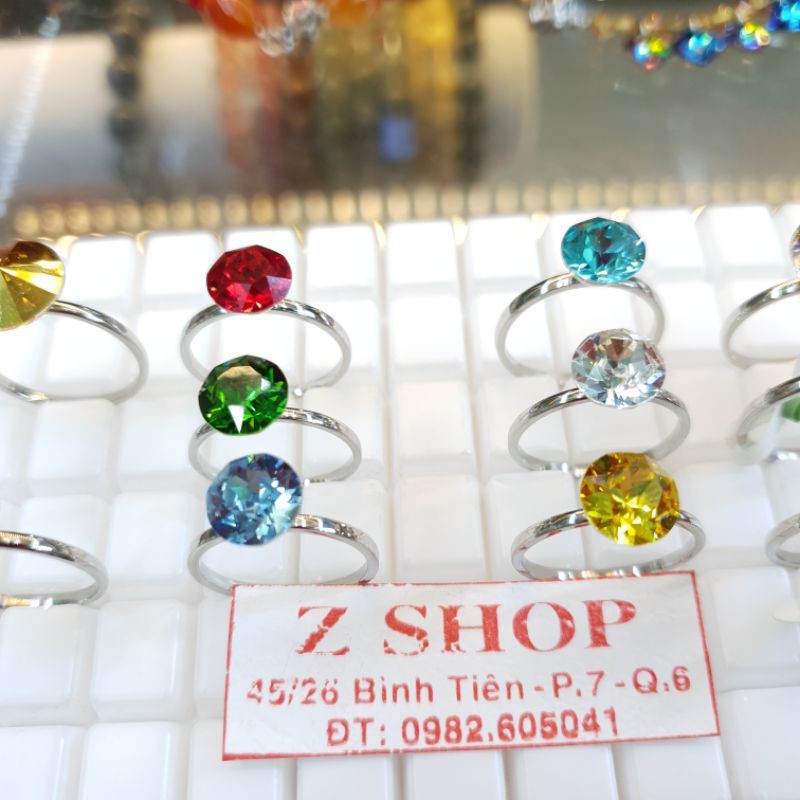 Bông tai pha lê SWAROVSKI siêu sáng đẹp