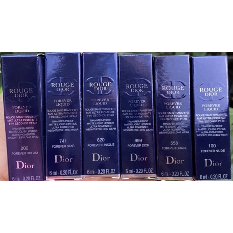 Son kem Dior Rouge Forever Liquid - màu 100, 200, 558, 626, 741, 820, 943, 999