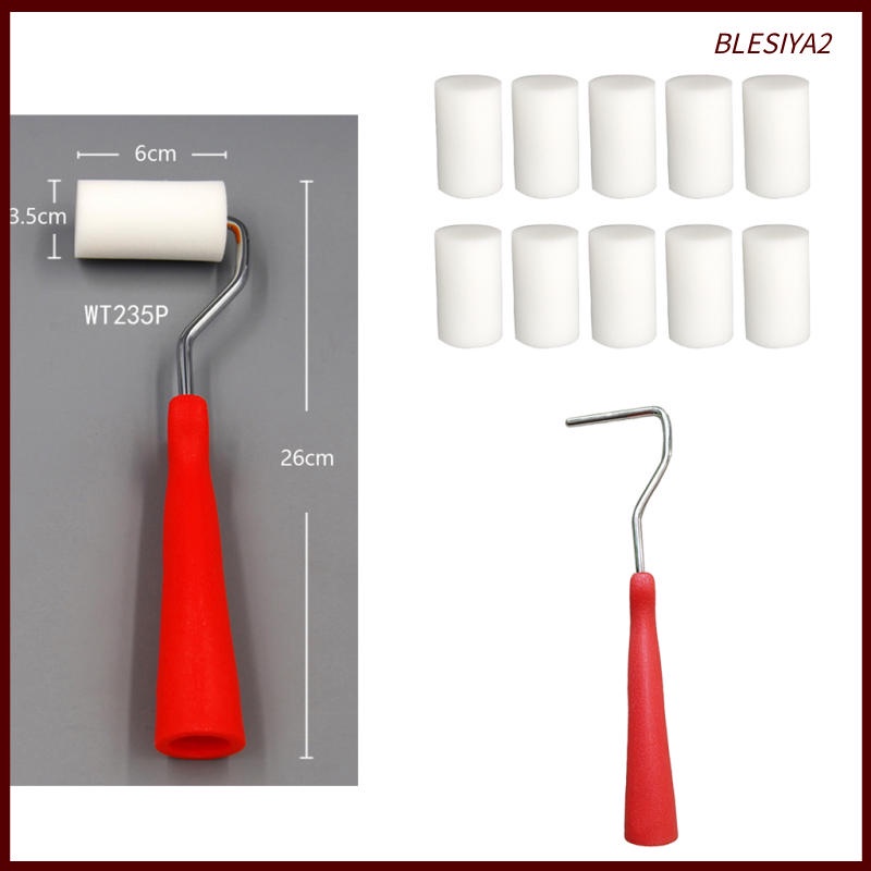 Set 10 con lăn sơn mini độ dày cao