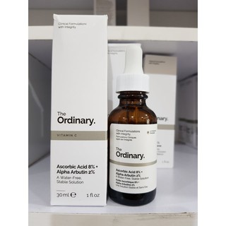 Tinh Chất Dưỡng Sáng Da  The Ordinary Ascorbic Acid 8% + Alpha Arbutin 2% - 30ml