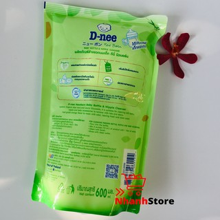 Nước rửa bình Dnee Thái Lan dạng túi 600ml