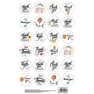 Thank you sticker